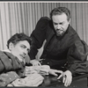 Richard Waring and Alfred Drake in the 1957 American Shakespeare production of Othello