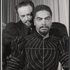 Alfred Drake and Earle Hyman in rehearsal for the 1957 American Shakespeare production of Othello