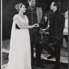 Jacqueline Brookes, Earle Hyman and Alfred Drake in rehearsal for the 1957 American Shakespeare production of Othello