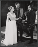 Jacqueline Brookes, Earle Hyman and Alfred Drake in rehearsal for the 1957 American Shakespeare production of Othello