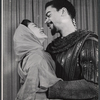 Jacqueline Brookes and Earle Hyman in the 1957 American Shakespeare production of Othello