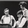 Mark Bramhall, Robert Ryan and Estelle Parsons in the stage production Our Town