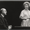 John McGiver and Jo Van Fleet in the stage production Our Town