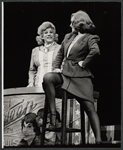 Patty Andrews and Janie Sell in the stage production Over Here!