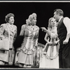 Maxene Andrews, Patty Andrews, April Shawhan and Douglass Watson in the stage production Over Here!