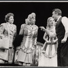 Maxene Andrews, Patty Andrews, April Shawhan and Douglass Watson in the stage production Over Here!