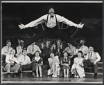 Samuel E. Wright [center] and unidentified others in the stage production Over Here!