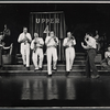 Ann Reinking [left] and unidentified others in the stage production Over Here!