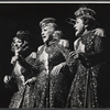 Janie Sell, Patty Andrews and Maxene Andrews in the stage production Over Here!