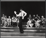 Samuel E. Wright [center] and unidentified others in the stage production Over Here!