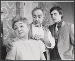 Molly Picon, Sam Levene and Terry Kiser in the stage production Paris Is Out!