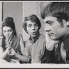 Gwyda DonHowe, Gary Tigerman and Terry Kiser in the stage production Paris Is Out!