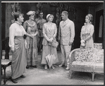 Gladys Cooper, Eric Portman [center] and unidentified others in the stage production A Passage to India