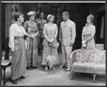 Gladys Cooper, Eric Portman [center] and unidentified others in the stage production A Passage to India