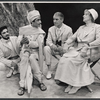 Zia Mohyeddin, Eric Portman, Gladys Cooper and unidentified in the stage production A Passage to India