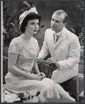 Anne Meacham and Louis Edmonds in the stage production A Passage to India