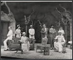 Louis Edmonds, Anne Meacham, Gladys Cooper, Zia Mohyeddin and unidentified others in the stage production A Passage to India