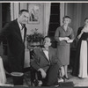 Lee Bowman, Tom Ewell, Haila Stoddard and Murial Williams in the stage production Patate