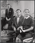 Lee Bowman, Tom Ewell and Susan Oliver in the stage production Patate