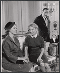 Haila Stoddard, Susan Oliver and Lee Bowman in the stage production Patate