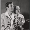 Fritz Weaver and Joanna Roos in the stage production Peer Gynt