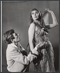 Fritz Weaver and unidentified in the stage production Peer Gynt