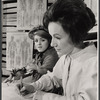 Bernadette Peters and Charlotte Fairchild in the stage production The Penny Friend
