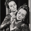 Marguerite Hunt and Beatrice Straight in the stage production Phedre