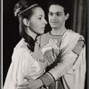 Anne Draper and Michael Durrell in the stage production Phedre