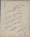 1 a.ms.s., poem, "The Scrapbook"
