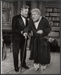 Dennis King and Peter Ustinov in the stage production Photo Finish