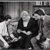 John Horton, Peter Ustinov and Donald Davis in the stage production Photo Finish