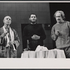 Hume Cronyn, Robert Shaw and George Voskovec in the stage production The Physicists