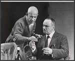 Hume Cronyn and Martyn Green in the stage production The Physicists