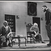 Hume Cronyn, George Voskovec and Robert Shaw in the stage production The Physicists