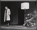 Jessica Tandy and Robert Shaw in the stage production The Physicists