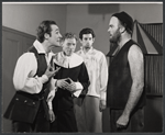 Stanley Sayer, Francis Barnard, Larry Hankin and Don Gunderson in the 1962 stage production Pilgrim's Progress