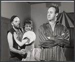 Don Gunderson, Delmar Roos and Gene Hackman in the 1962 stage production Pilgrim's Progress