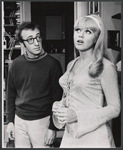 Woody Allen and Barbara Brownell in the stage production Play It Again, Sam