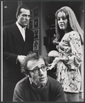 Jerry Lacy, Woody Allen and Sheila Sullivan in the stage production Play It Again, Sam