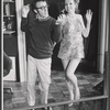 Woody Allen and Lee Anne Fahey in the stage production Play It Again, Sam
