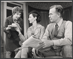 Betty Garrett, Valerie von Volz and Larry Parks from the touring stage production Plaza Suite