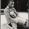 Moses Gunn and Peter Masterson in the stage production The Poison Tree