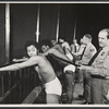 Northern Calloway, Moses Gunn, Cleavon Little [right] and unidentified others in the stage production The Poison Tree