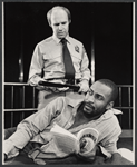 Peter Masterson and Cleavon Little in the stage production The Poison Tree