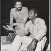 Dick Anthony Williams and Cleavon Little in the stage production The Poison Tree
