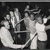 Moses Gunn, Cleavon Little, Northern Calloway, Dick Anthony Williams [left] and unidentified others in the stage production The Poison Tree