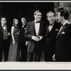 Charles Gray, Roy Poole [center] and unidentified others in the stage production Poor Bitos