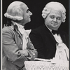 Donald Pleasence and unidentified in the stage production Poor Bitos