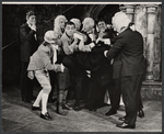 Charles Gray [left] and unidentified others in the stage production Poor Bitos